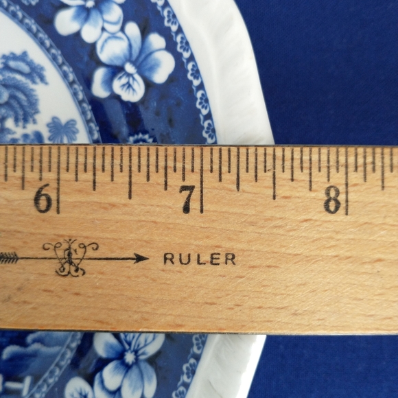 SPODE BLUE TOWER Salad Plate EUC - Picture 5 of 7